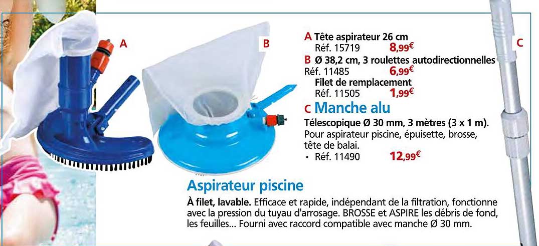 Aspirateur piscine