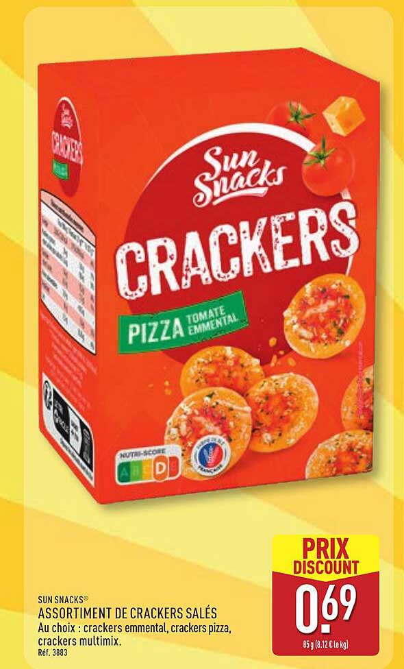ASSORTIMENT DE CRACKERS SALÉS