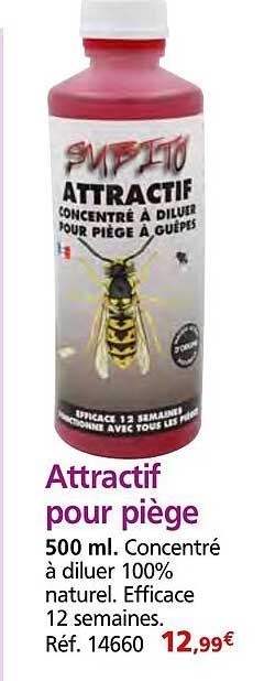 Attractif pour piège