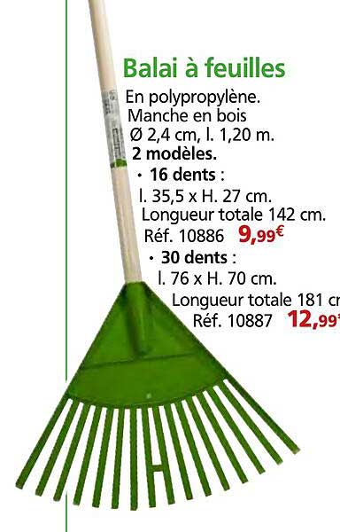 Balai à feuilles