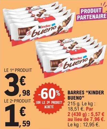 Barres “Kinder Bueno”