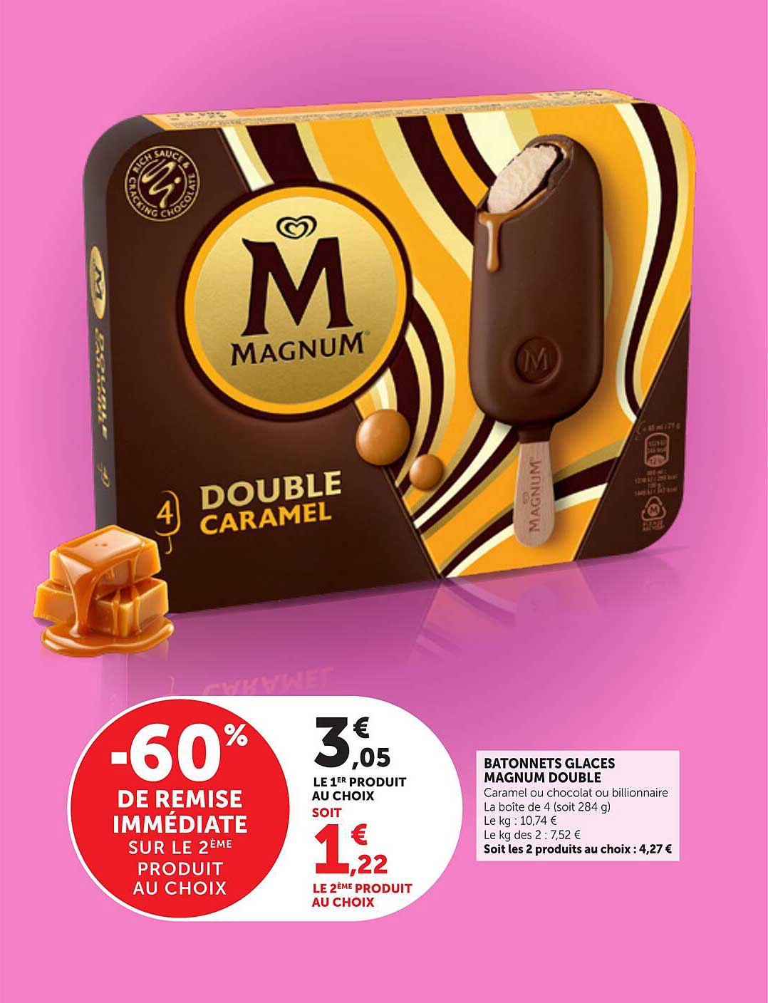 BATONNETS GLACES MAGNUM DOUBLE