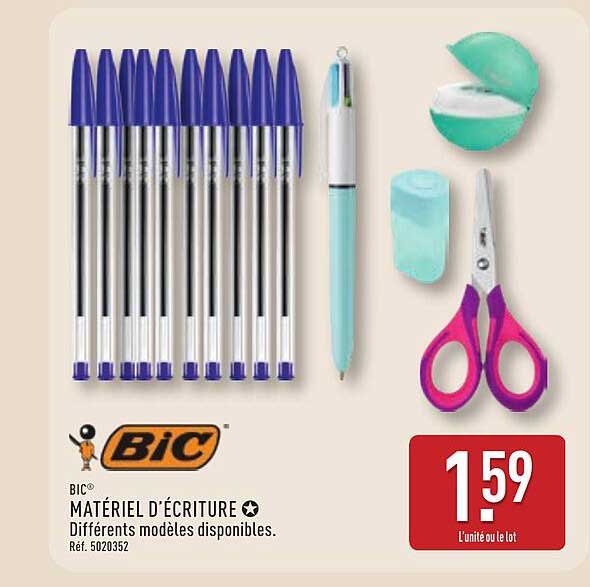 BIC® MATÉRIEL D'ÉCRITURE ✪ Différents modèles disponibles.