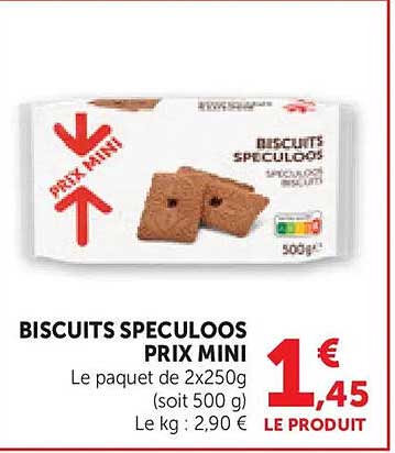 BISCUITS SPECULOOS PRIX MINI