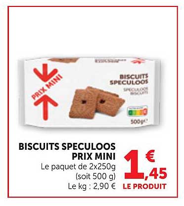 BISCUITS SPECULOOS PRIX MINI