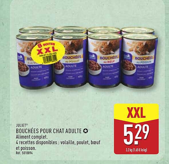BOUCHÉES POUR CHAT ADULTE