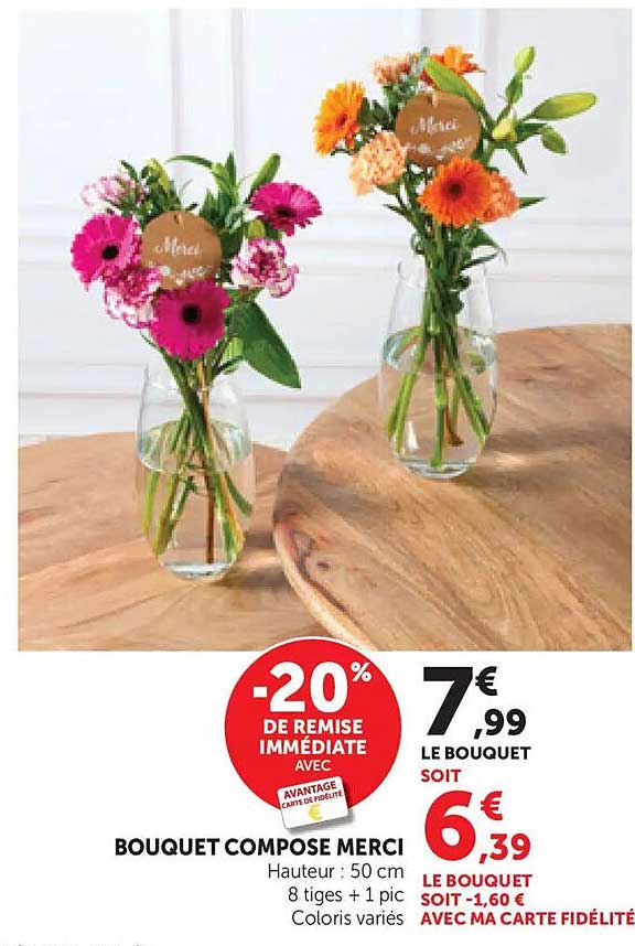 BOUQUET COMPOSE MERCI