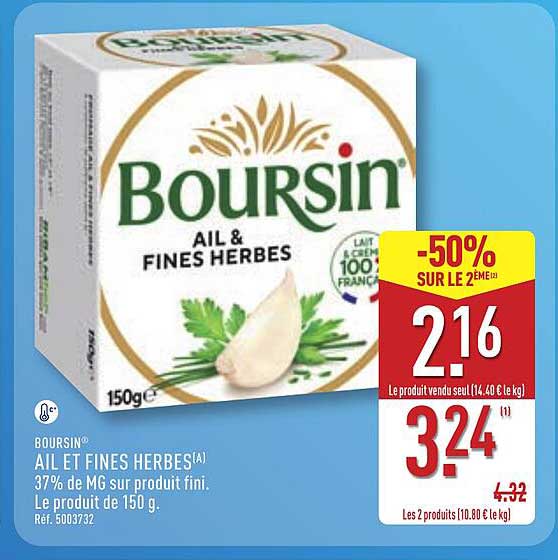 BOURSIN AIL ET FINES HERBES