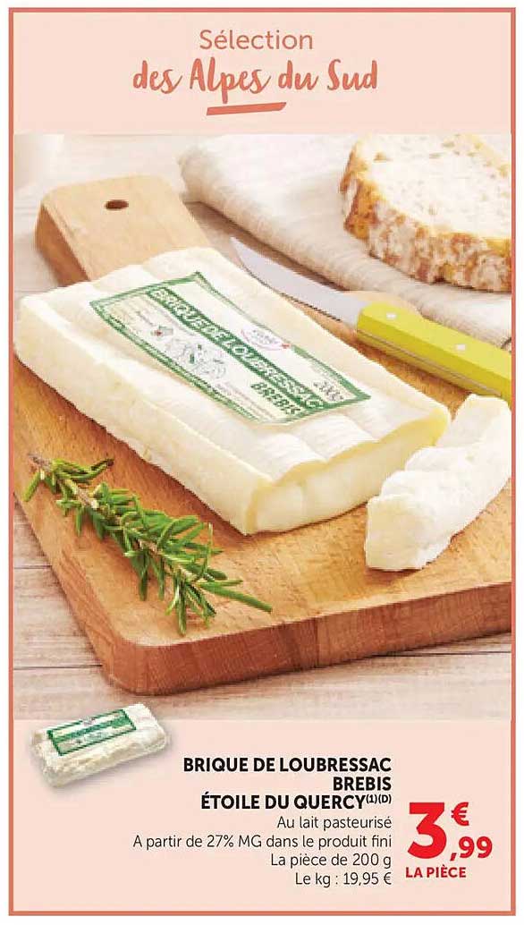 BRIQUE DE LOUBRESSAC BREBIS ÉTOILE DU QUERCY(U)(D)