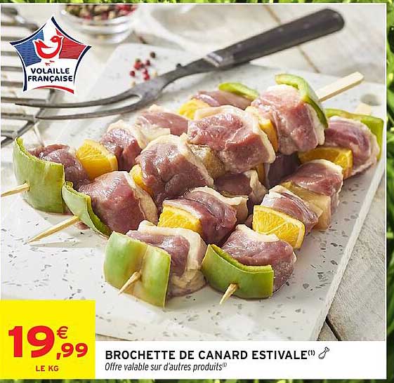 BROCHETTE DE CANARD ESTIVALE(1)