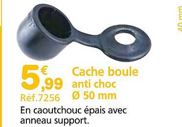 Cache boule anti choc Ø 50 mm