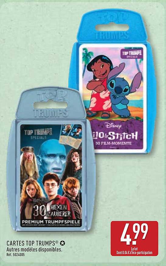 CARTES TOP TRUMPS®