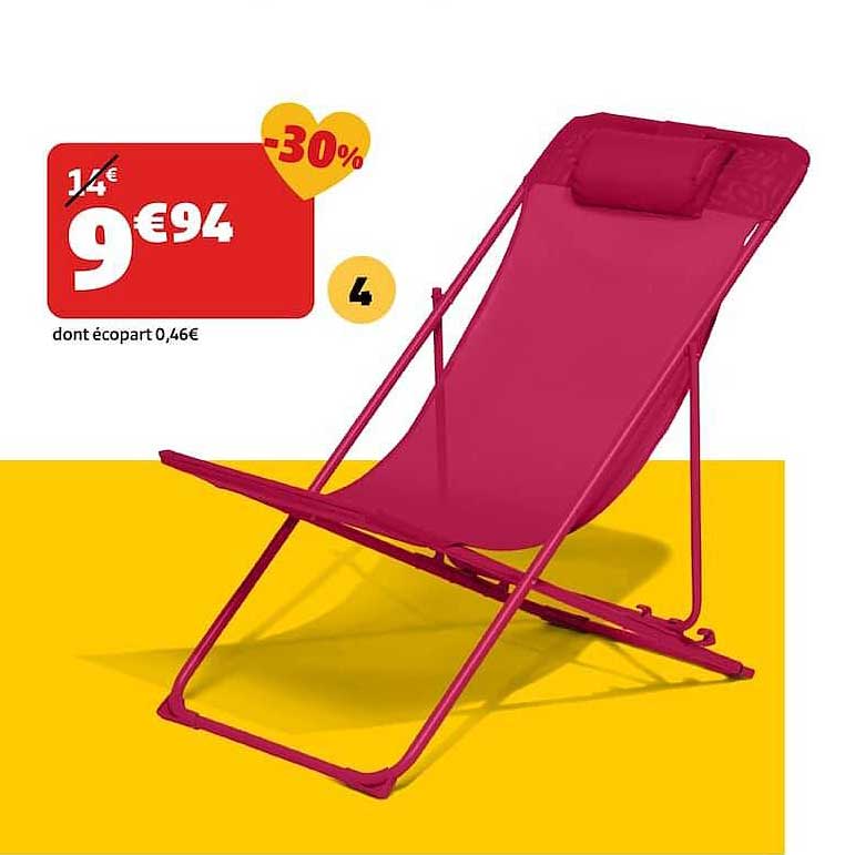 Chaise de plage