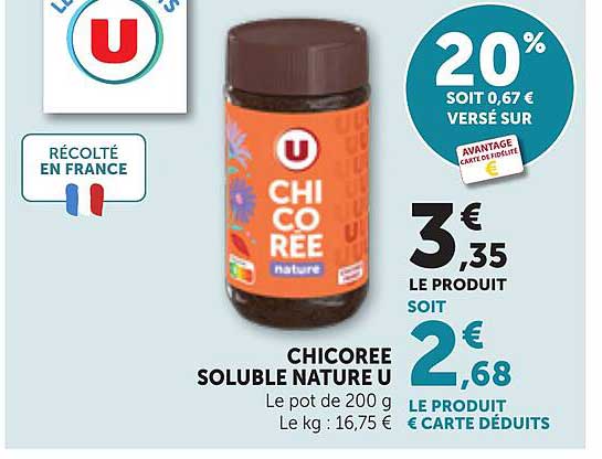 CHICORÉE SOLUBLE NATURE U