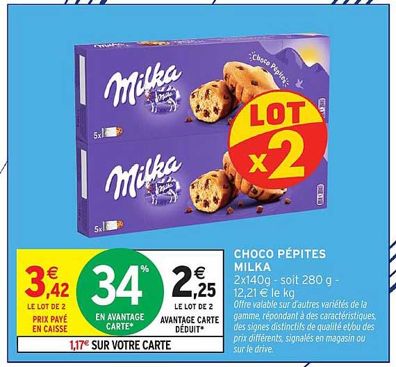 CHOCO PÉPITES MILKA