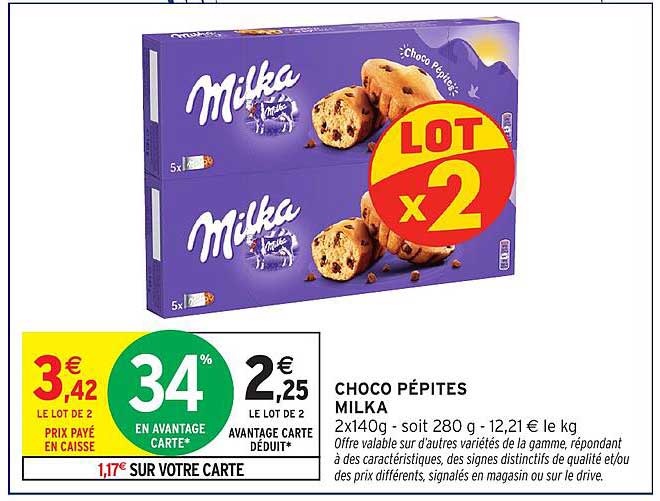CHOCO PÉPITES MILKA