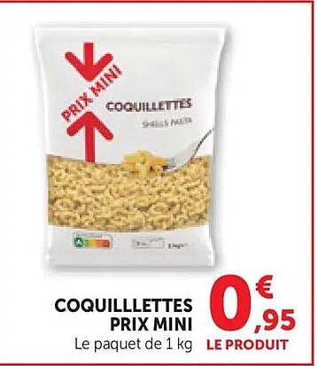 COQUILLETTES PRIX MINI