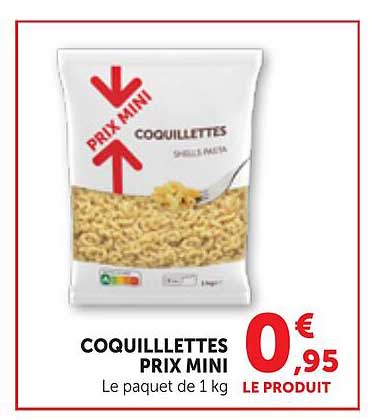 COQUILLETTES PRIX MINI
