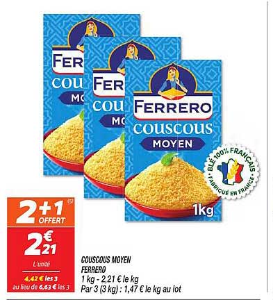 COUSCOUS MOYEN FERRERO