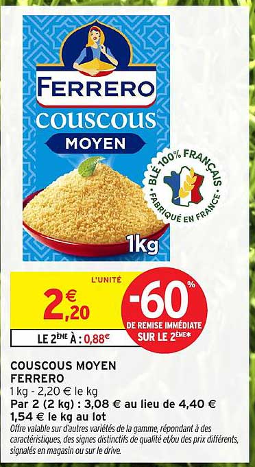 COUSCOUS MOYEN FERRERO