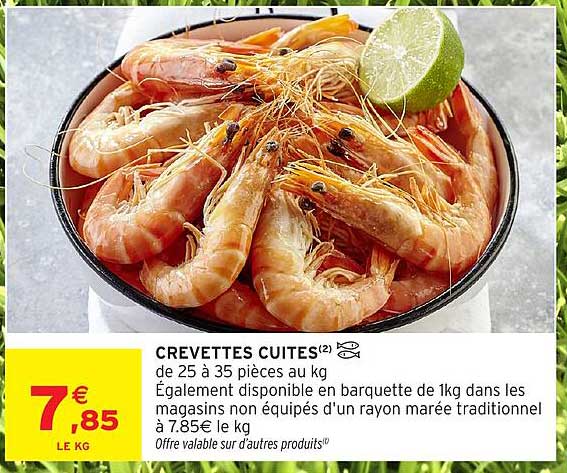 CREVETTES CUITES