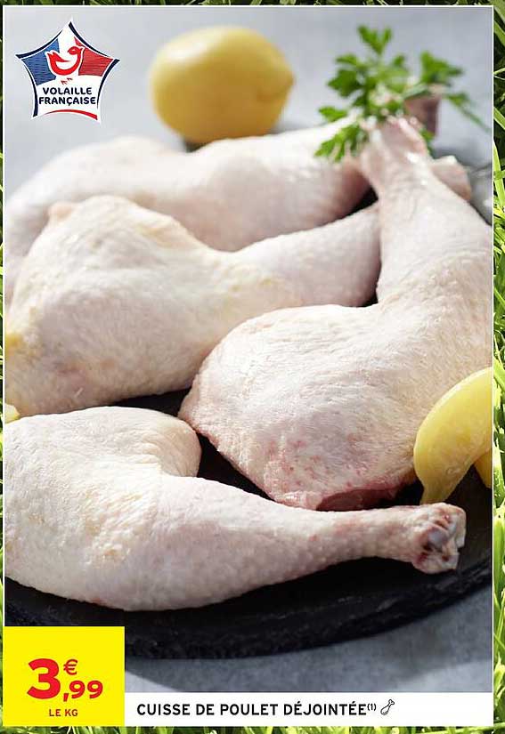 CUISSE DE POULET DÉJOINTÉE