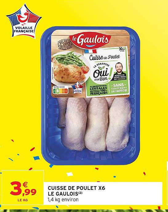 CUISSE DE POULET X6 LE GAULOIS