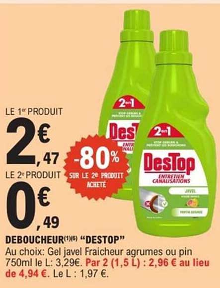 DEBOUCHEUR (1L) "DESTOP"