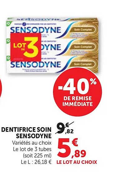 DENTIFRICE SOIN SENSODYNE