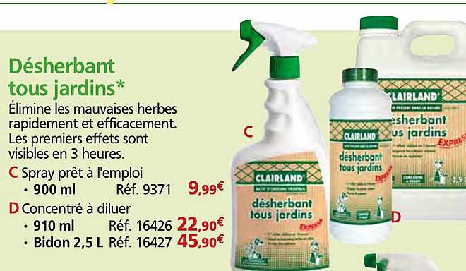 Désherbant tous jardins*