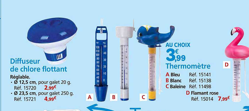 Diffuseur de chlore flottant