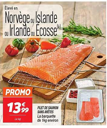Élevé en Norvège ou Islande ou Irlande ou Ecosse