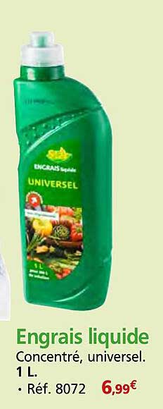 Engrais liquide Concentré, universel. 1 L.