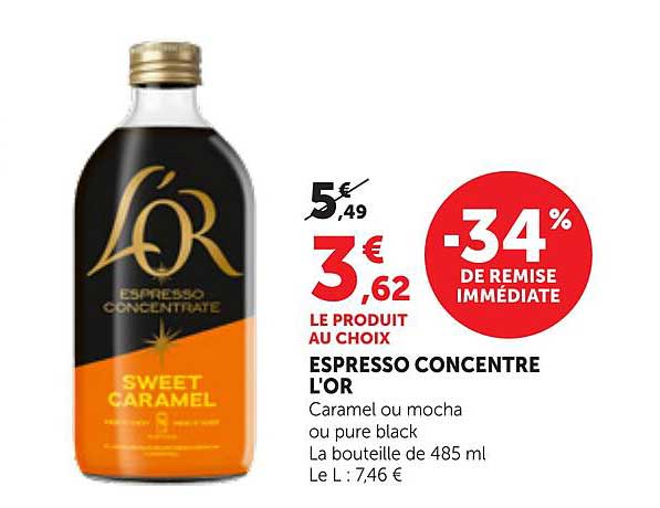 ESPRESSO CONCENTRE L'OR