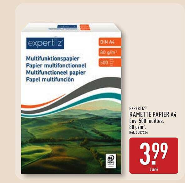 EXPERTIZ® RAMETTE PAPIER A4