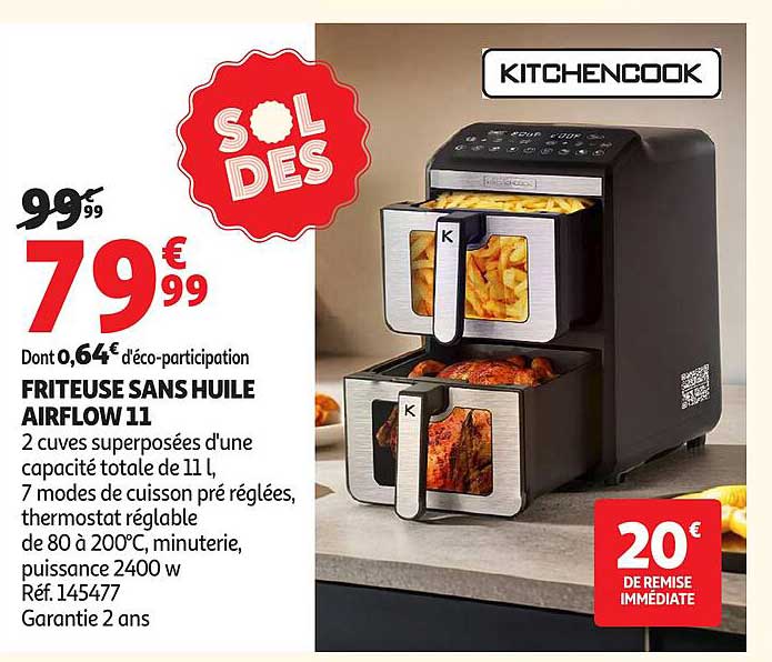 FRITEUSE SANS HUILE AIRFLOW 11