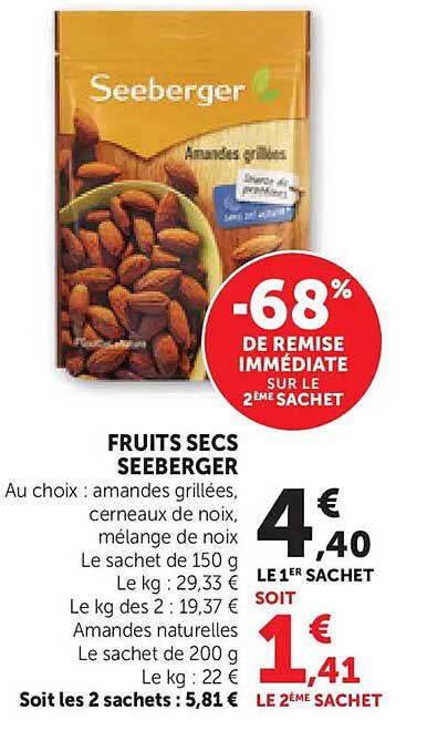 FRUITS SECS SEEBERGER