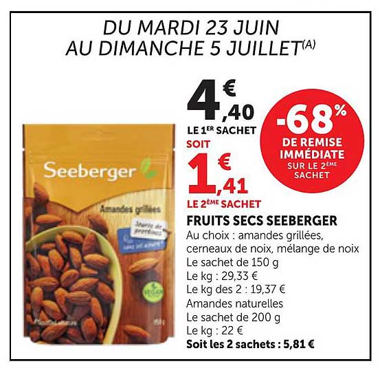 FRUITS SECS SEEBERGER