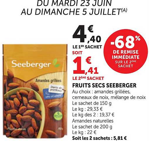 FRUITS SECS SEEBERGER