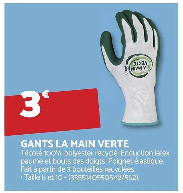 GANTS LA MAIN VERTE