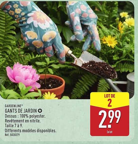 GARDENLINE GANTS DE JARDIN