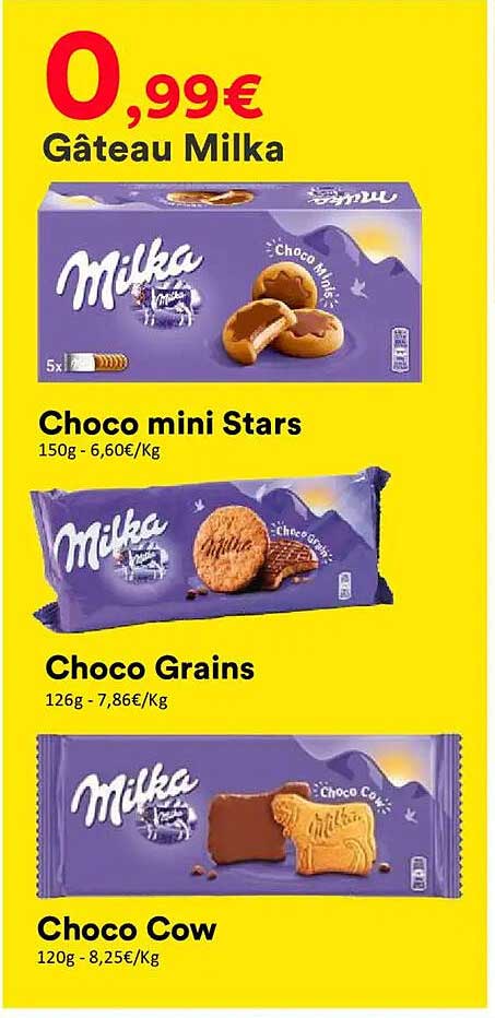 Gâteau Milka