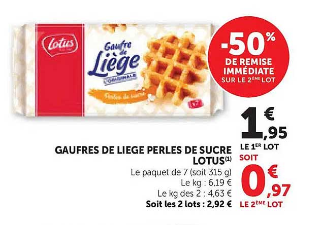 GAUFRES DE LIEGE PERLES DE SUCRE LOTUS(1)