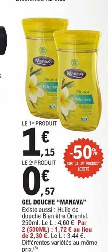 GEL DOUCHE “MANAVA”