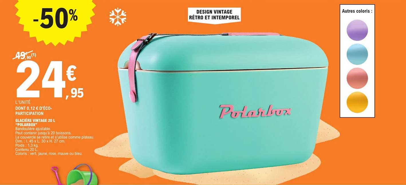 GLACIERE VINTAGE 20 L “POLARBOX”