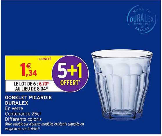 GOBELET PICARDIE DURALEX