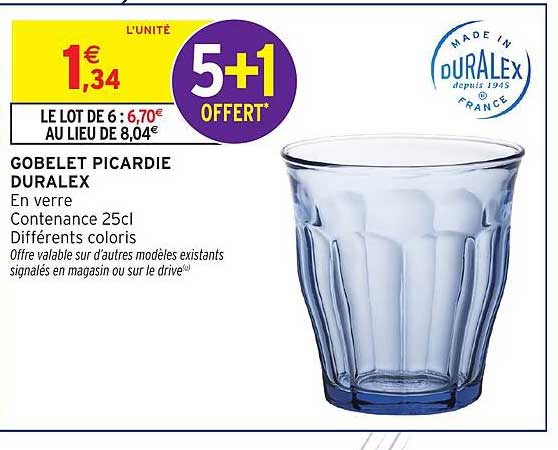 GOBELET PICARDIE DURALEX
