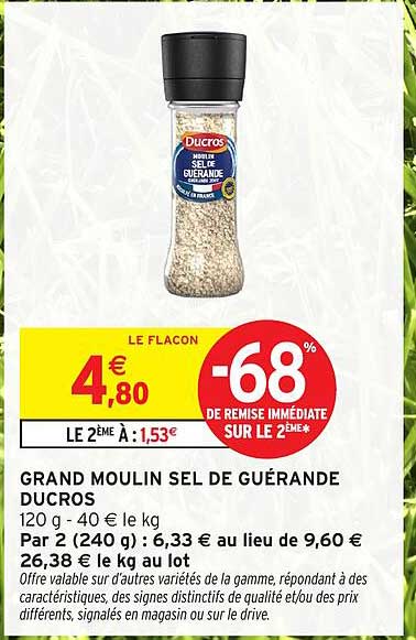GRAND MOULIN SEL DE GUÉRANDE DUCROS