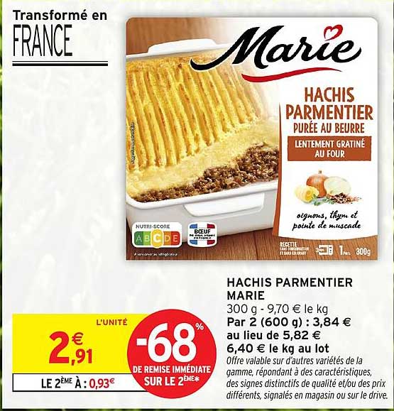 HACHIS PARMENTIER MARIE
