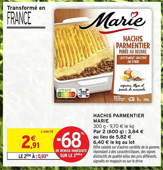 HACHIS PARMENTIER MARIE
